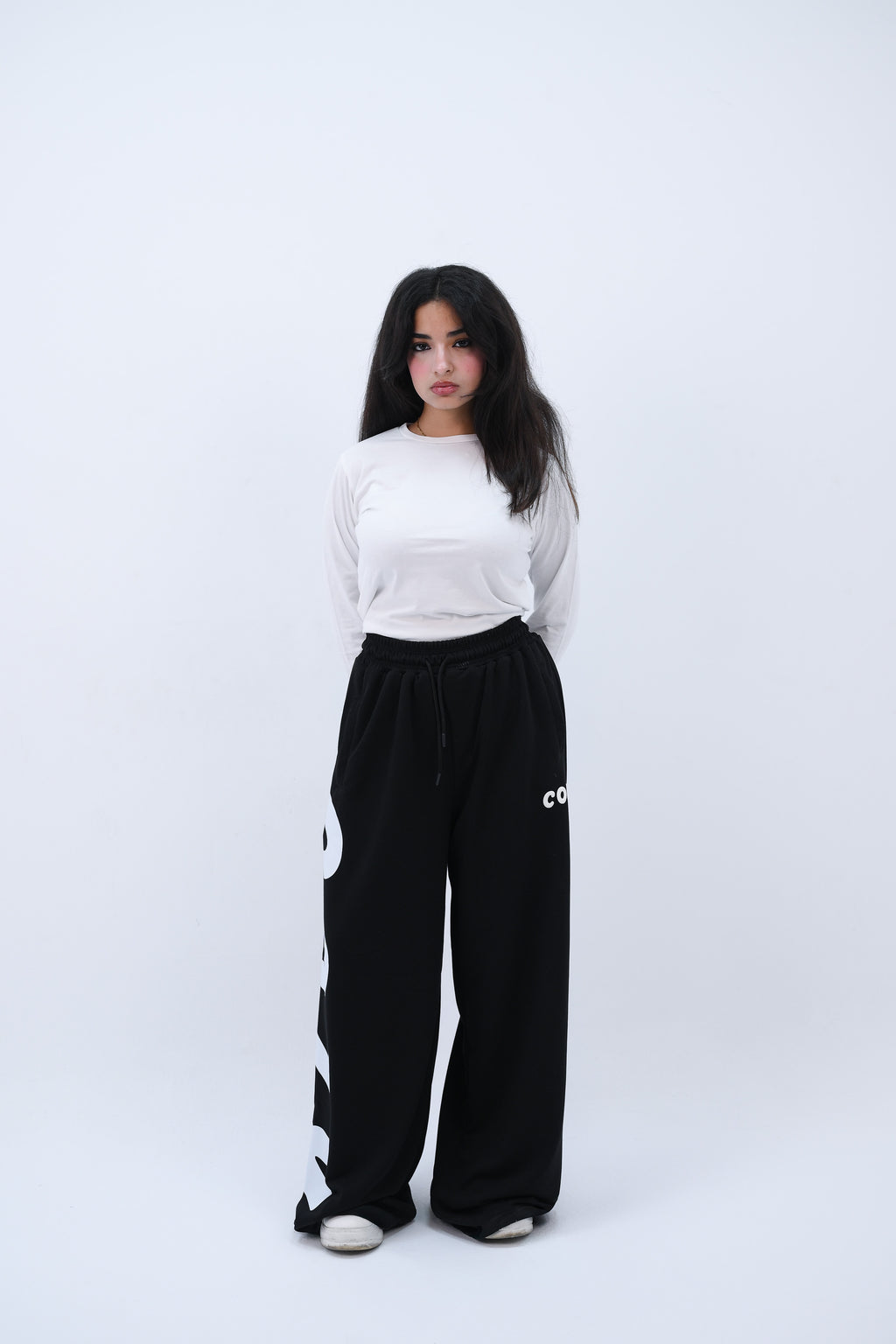Cozy Oversized Pants Black