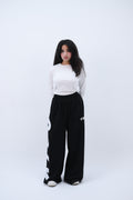 Cozy Oversized Pants Black