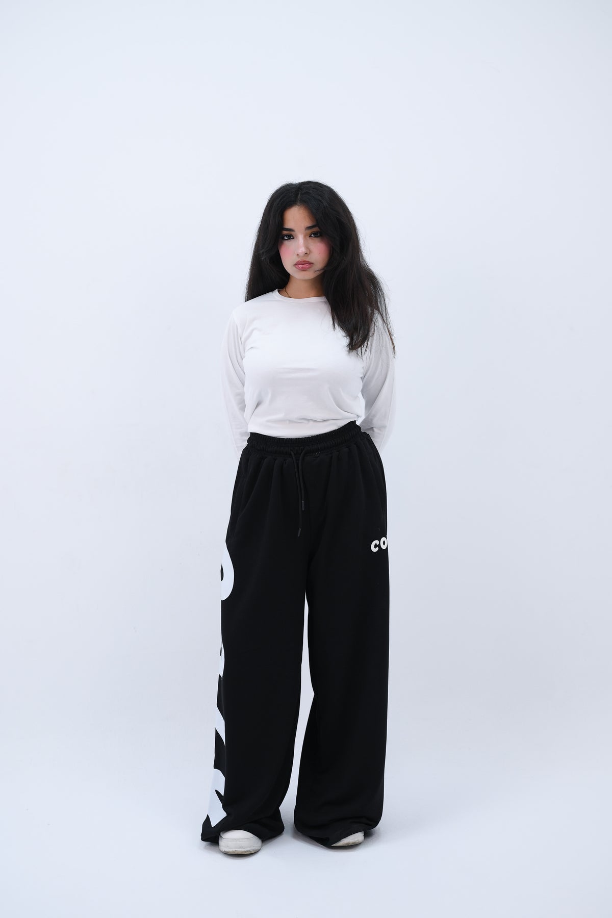 Cozy Oversized Pants Black