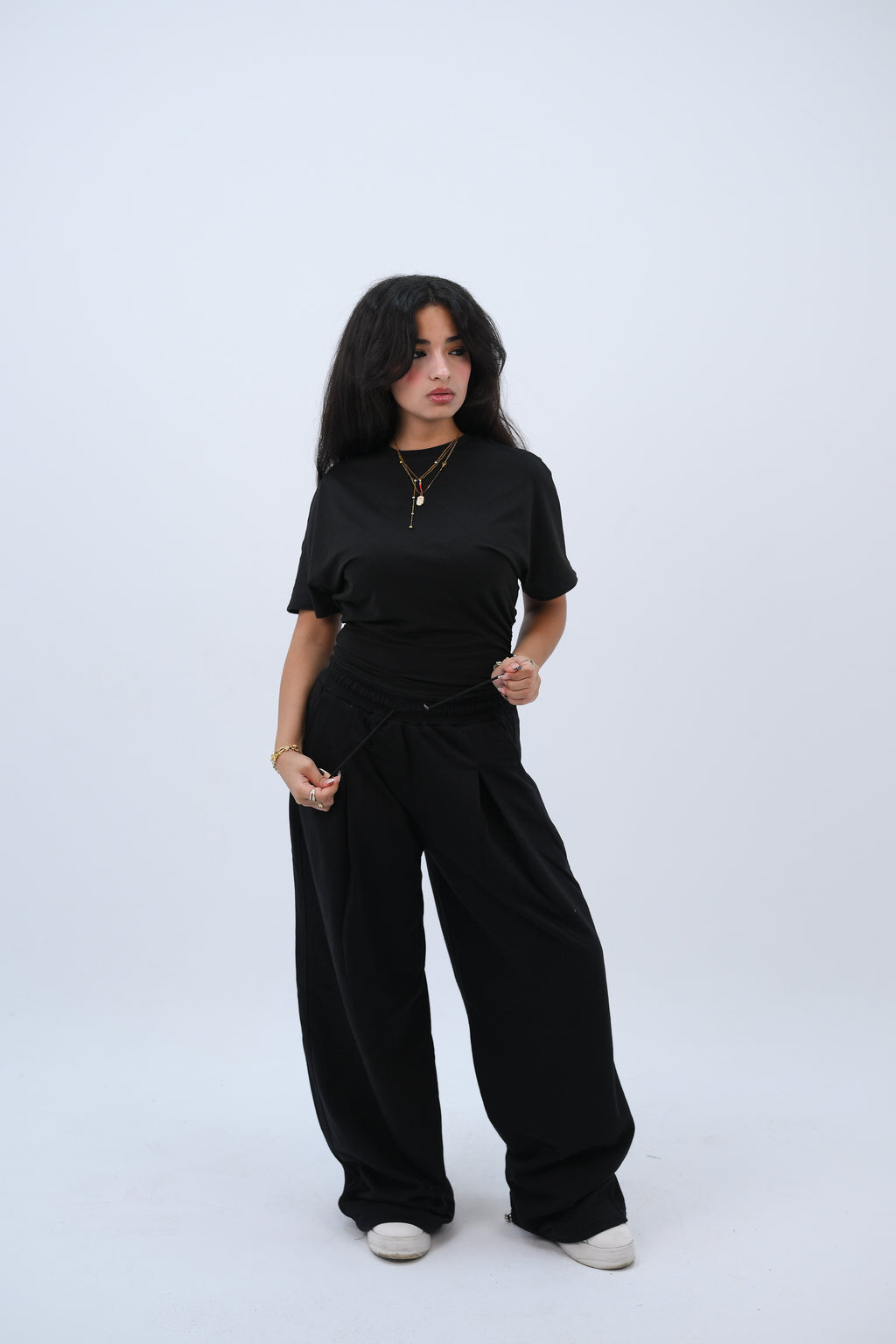 Baggy Fit Pants Black