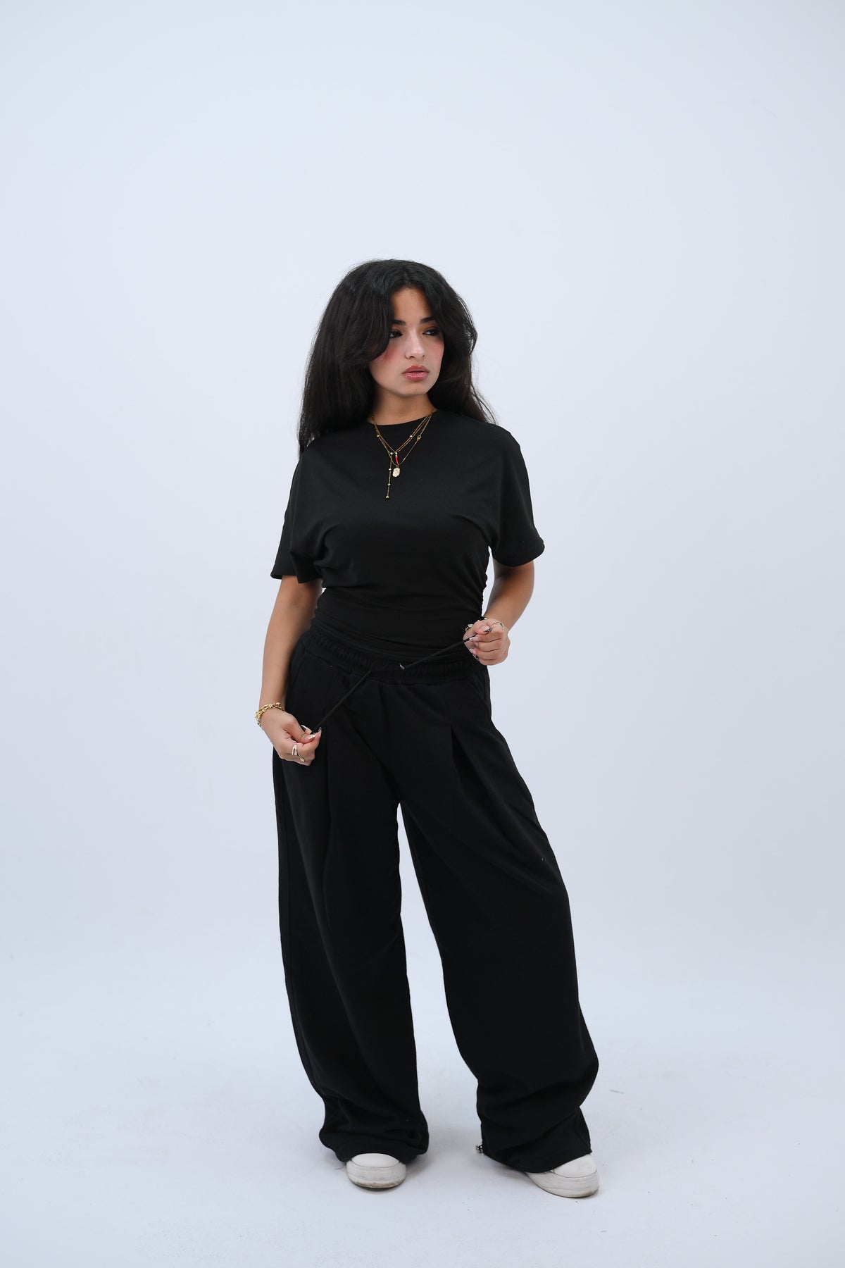 Baggy Fit Pants Black