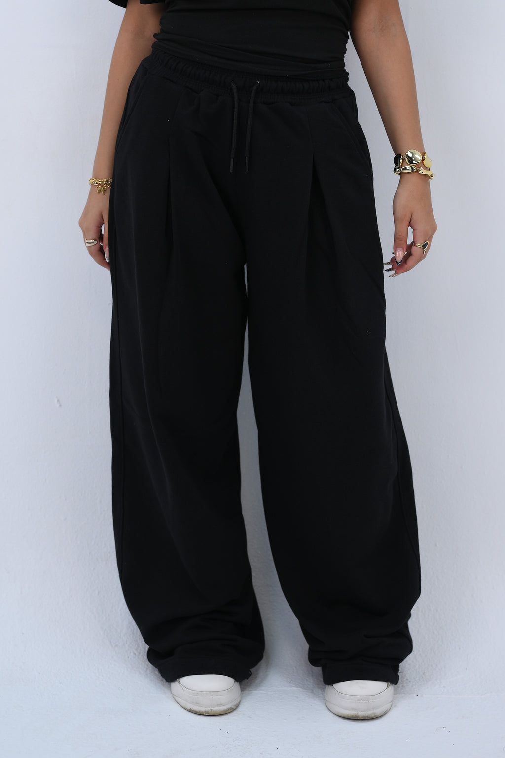 Baggy Fit Pants Black