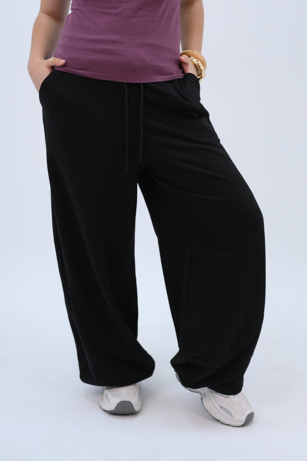 Baggy Fit Pants Black