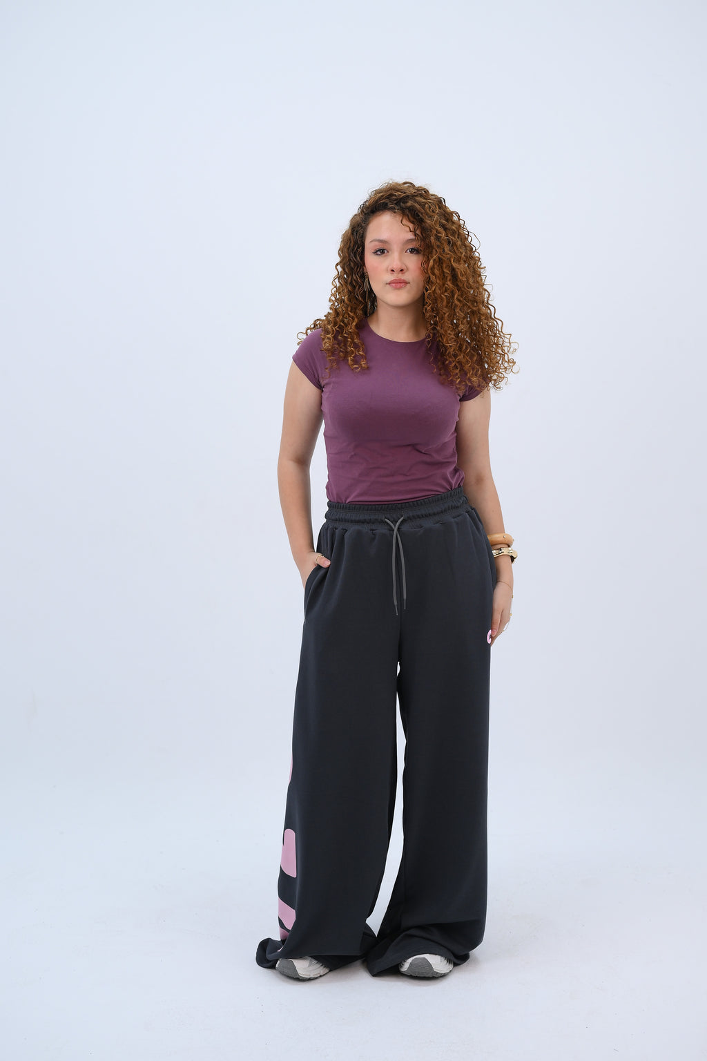 Cozy Oversized Pants Dark Gray