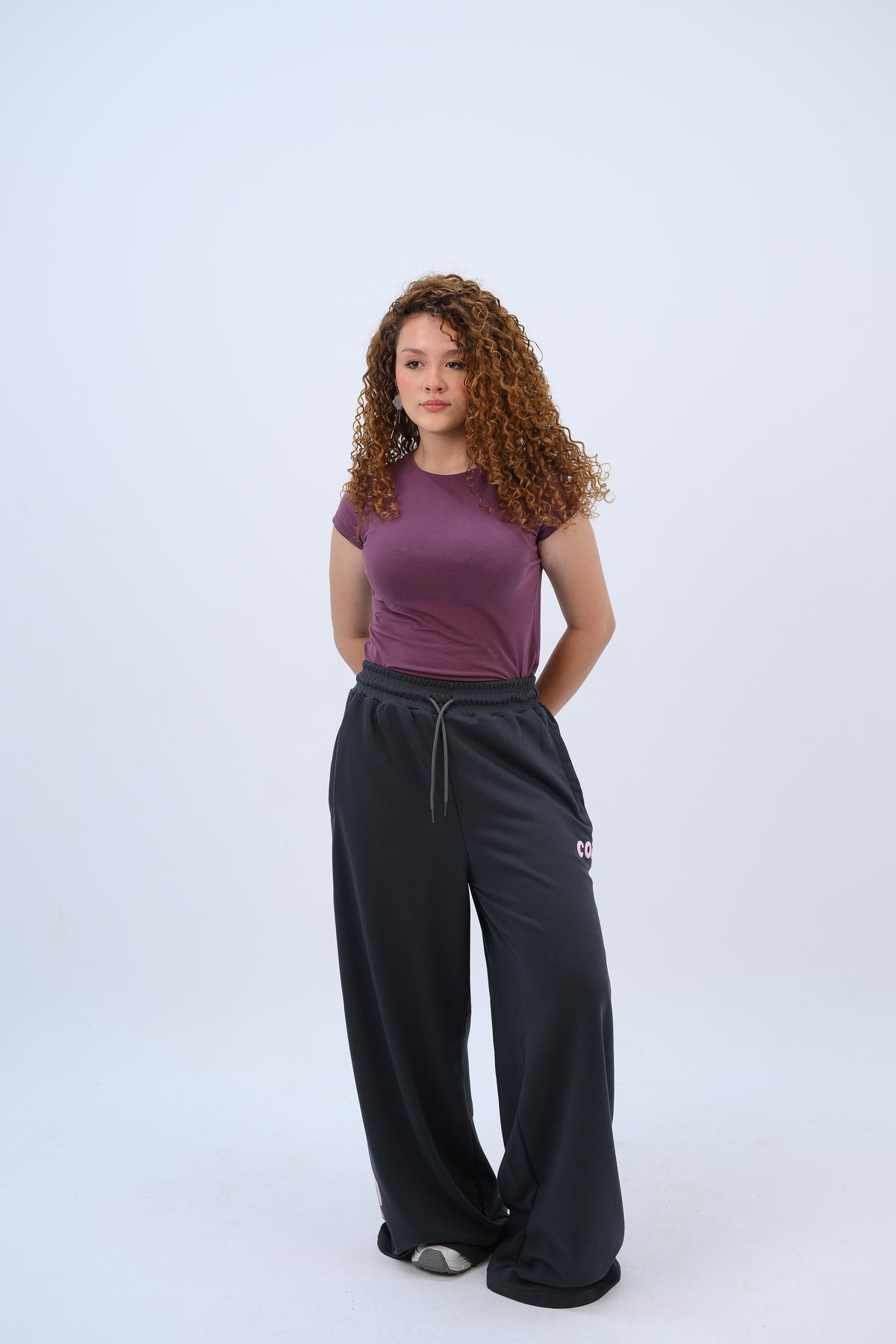 Cozy Oversized Pants Dark Gray