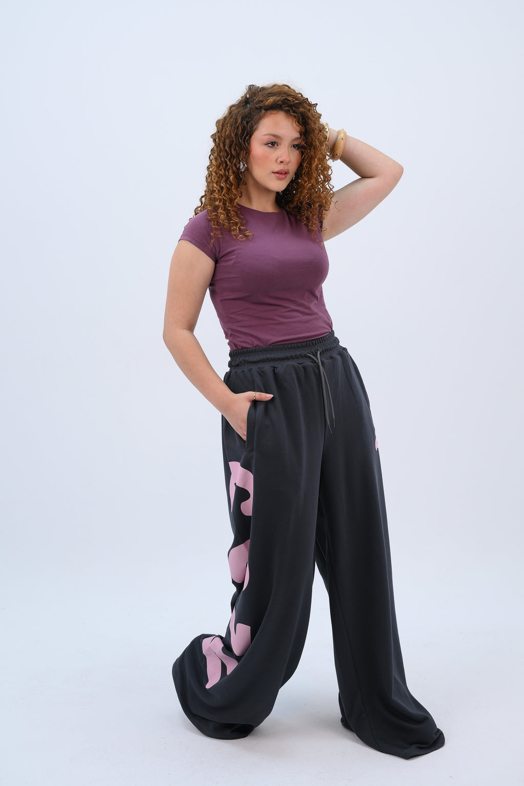 Cozy Oversized Pants Dark Gray