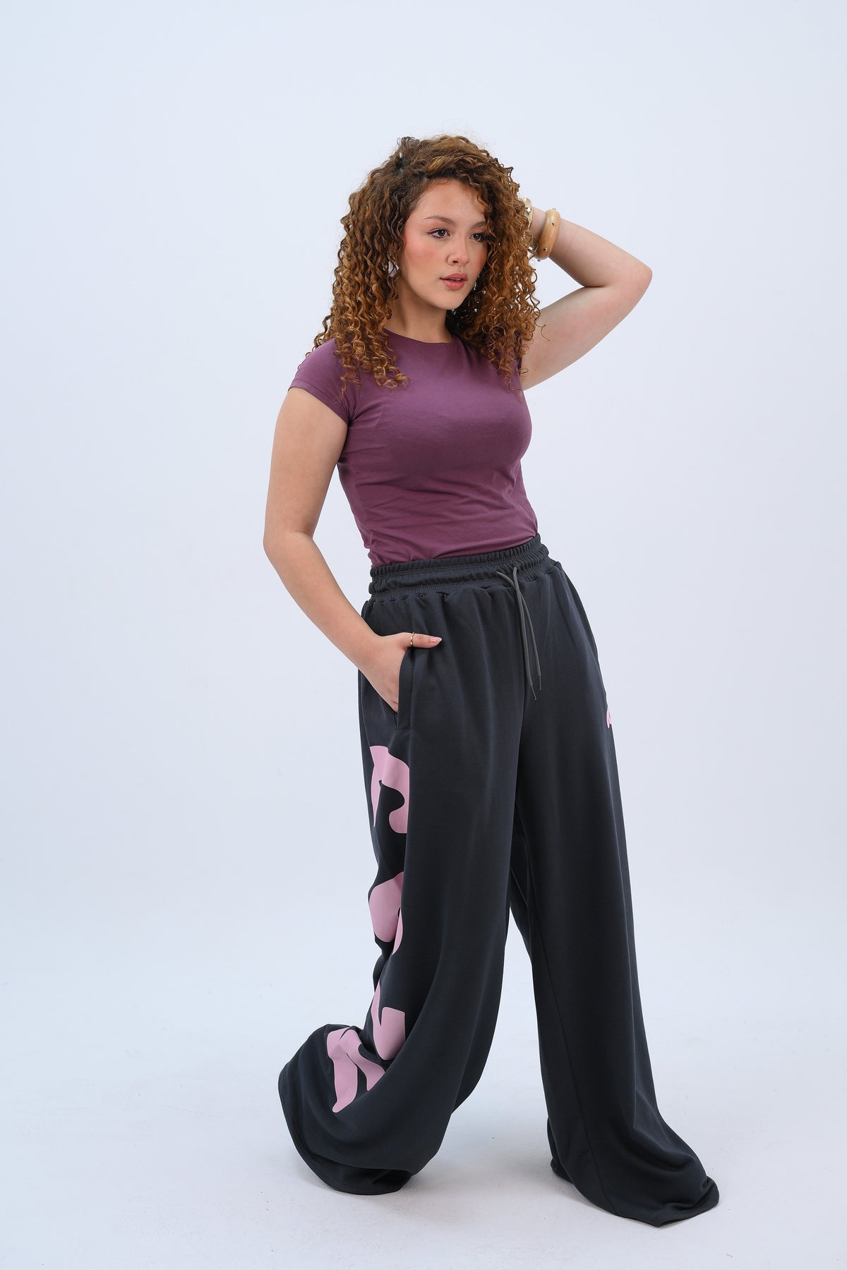 Cozy Oversized Pants Dark Gray