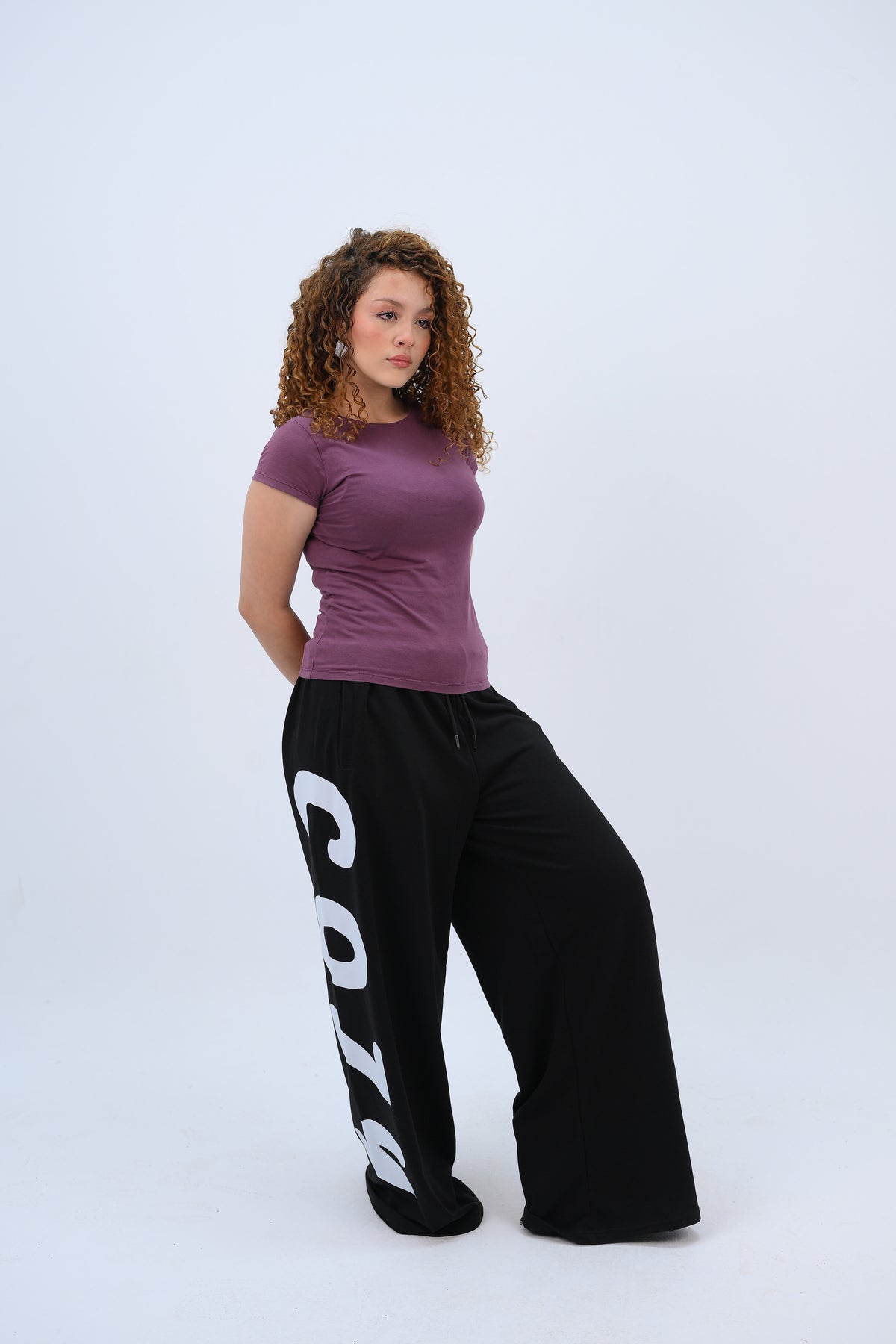 Cozy Oversized Pants Black