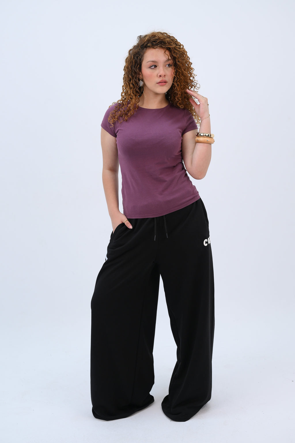 Cozy Oversized Pants Black