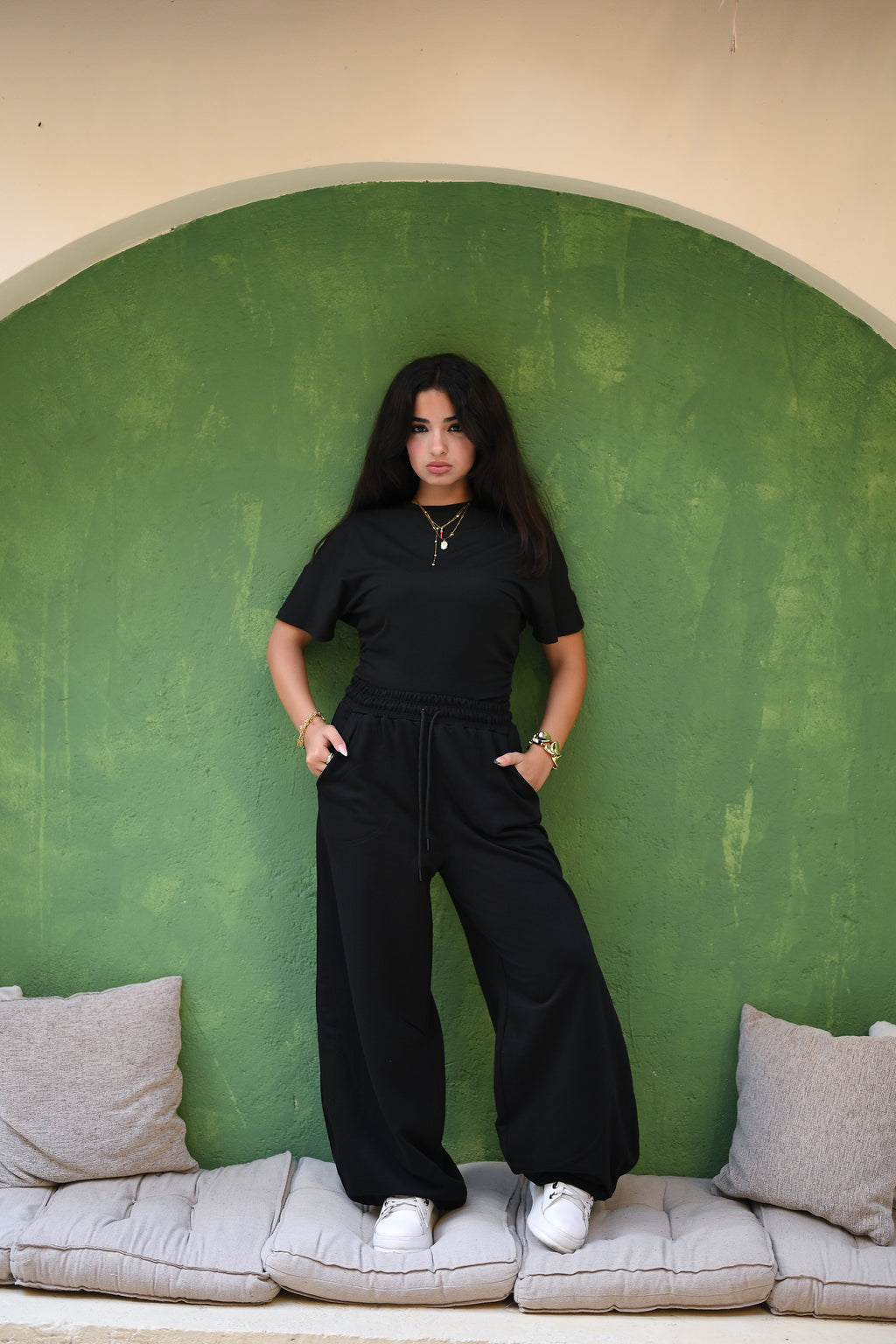 Balloon Pants Black