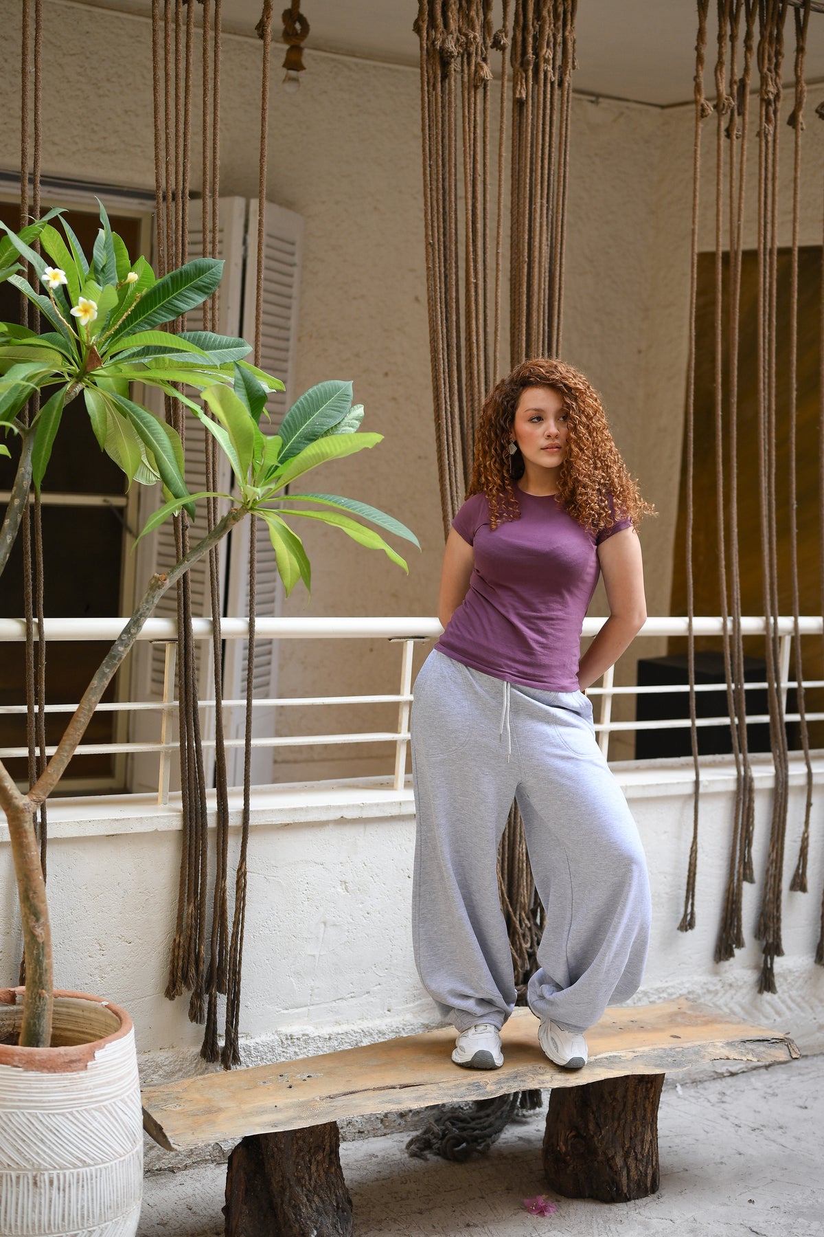 Balloon Pants Gray