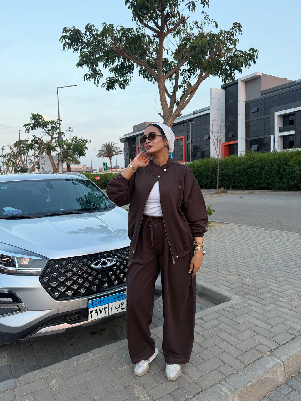 Melton Oversized Set Brown