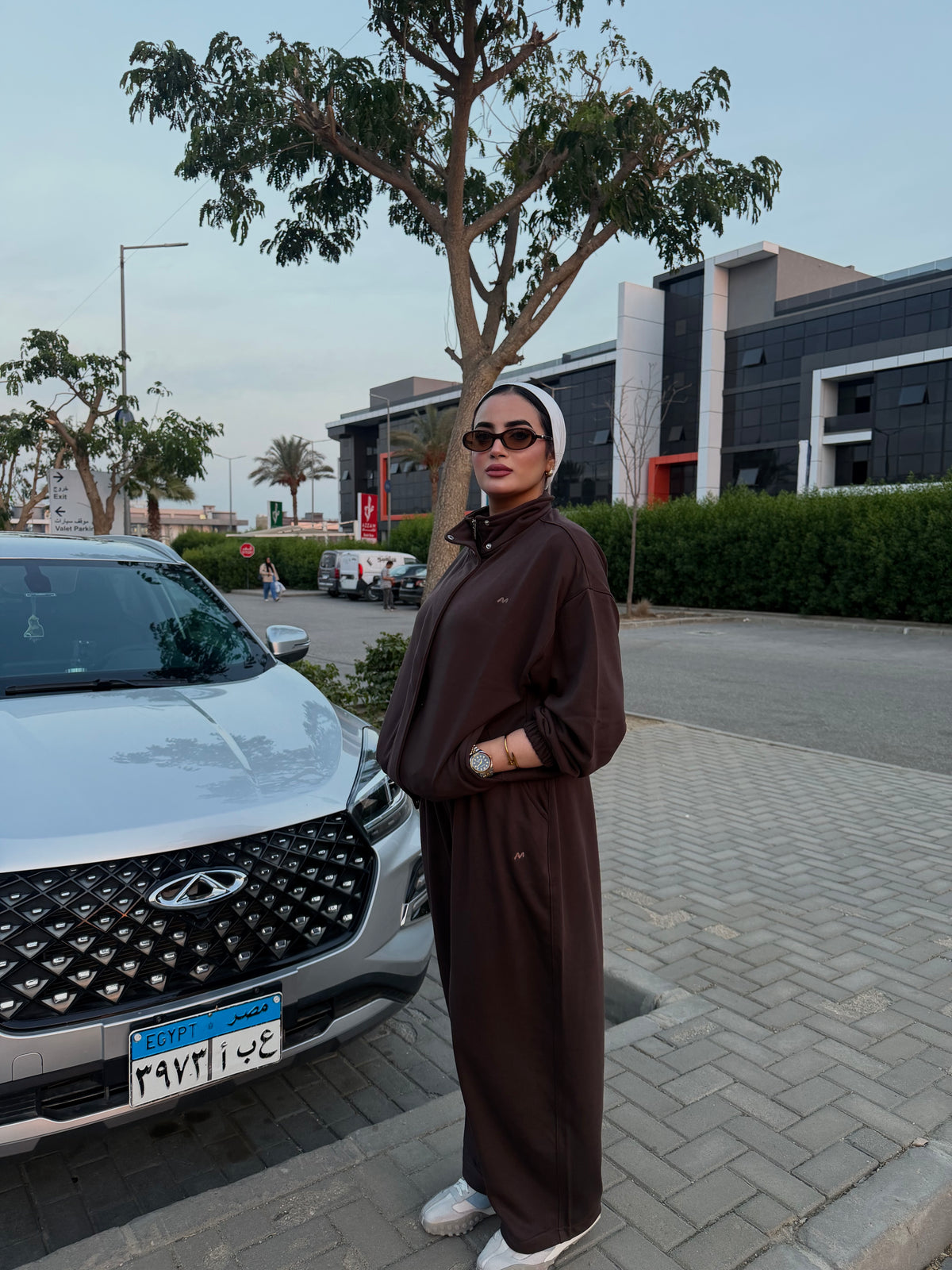 Melton Oversized Set Brown