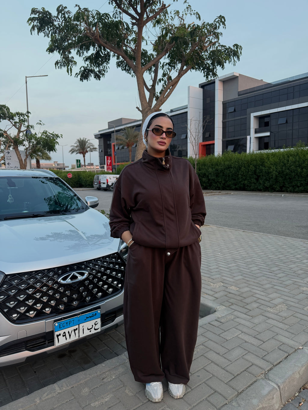 Melton Oversized Set Brown