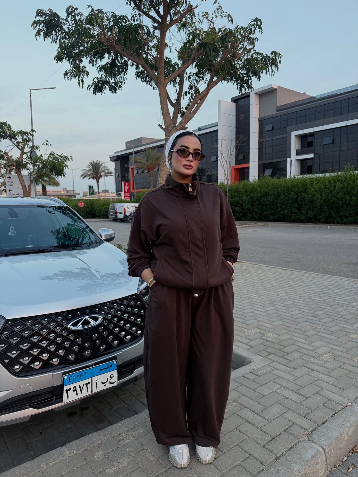 Melton Oversized Set Brown