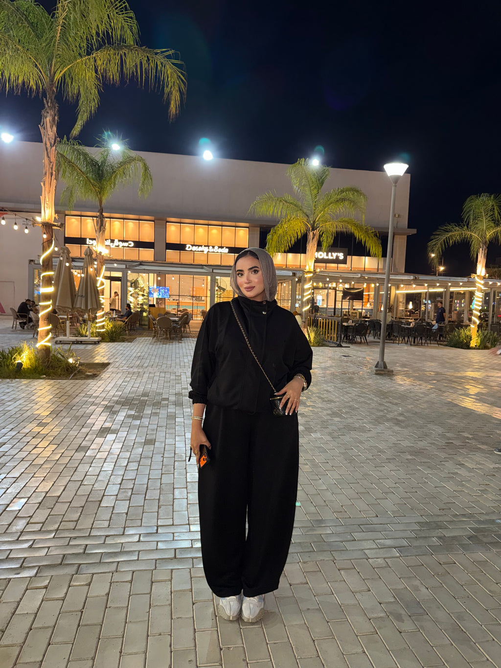 Melton Oversized set Black
