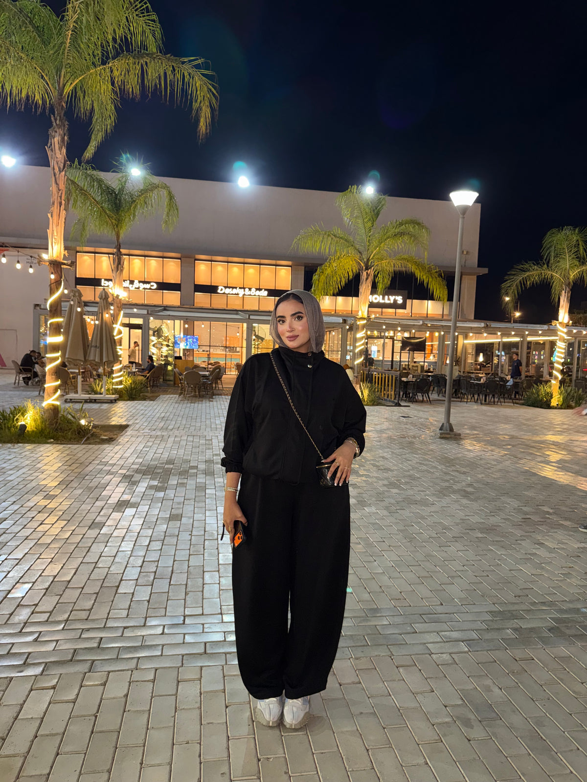 Melton Oversized set Black