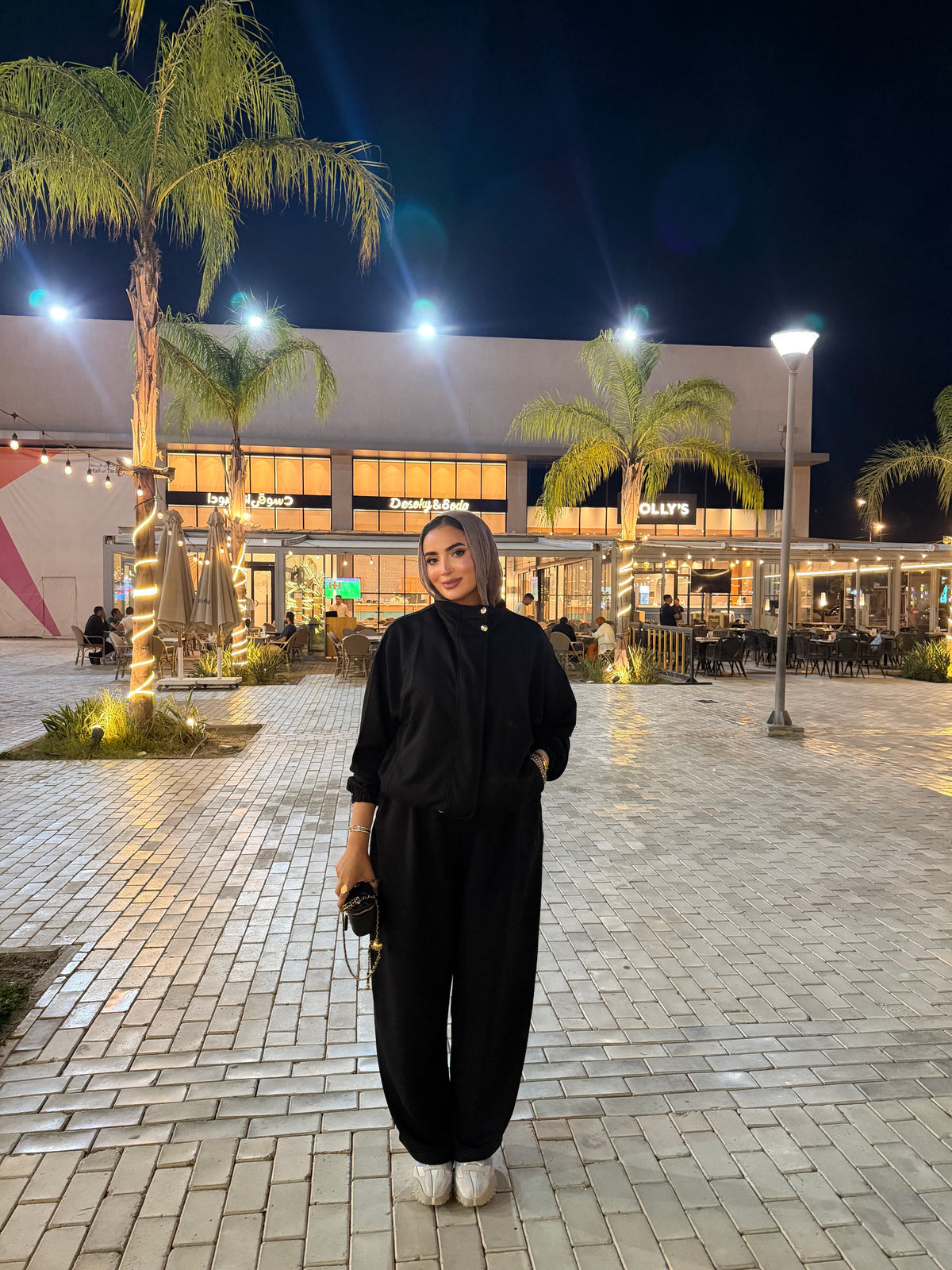 Melton Oversized set Black