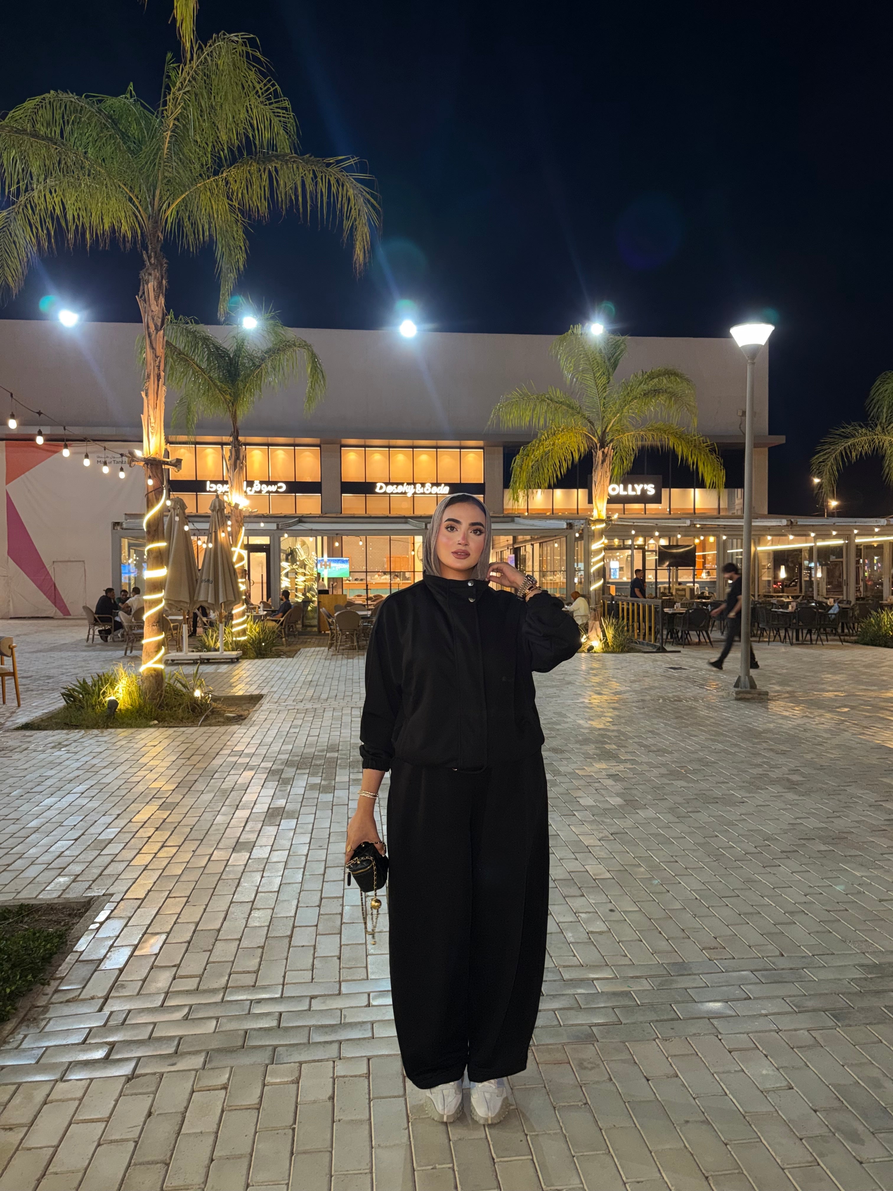Melton Oversized set Black