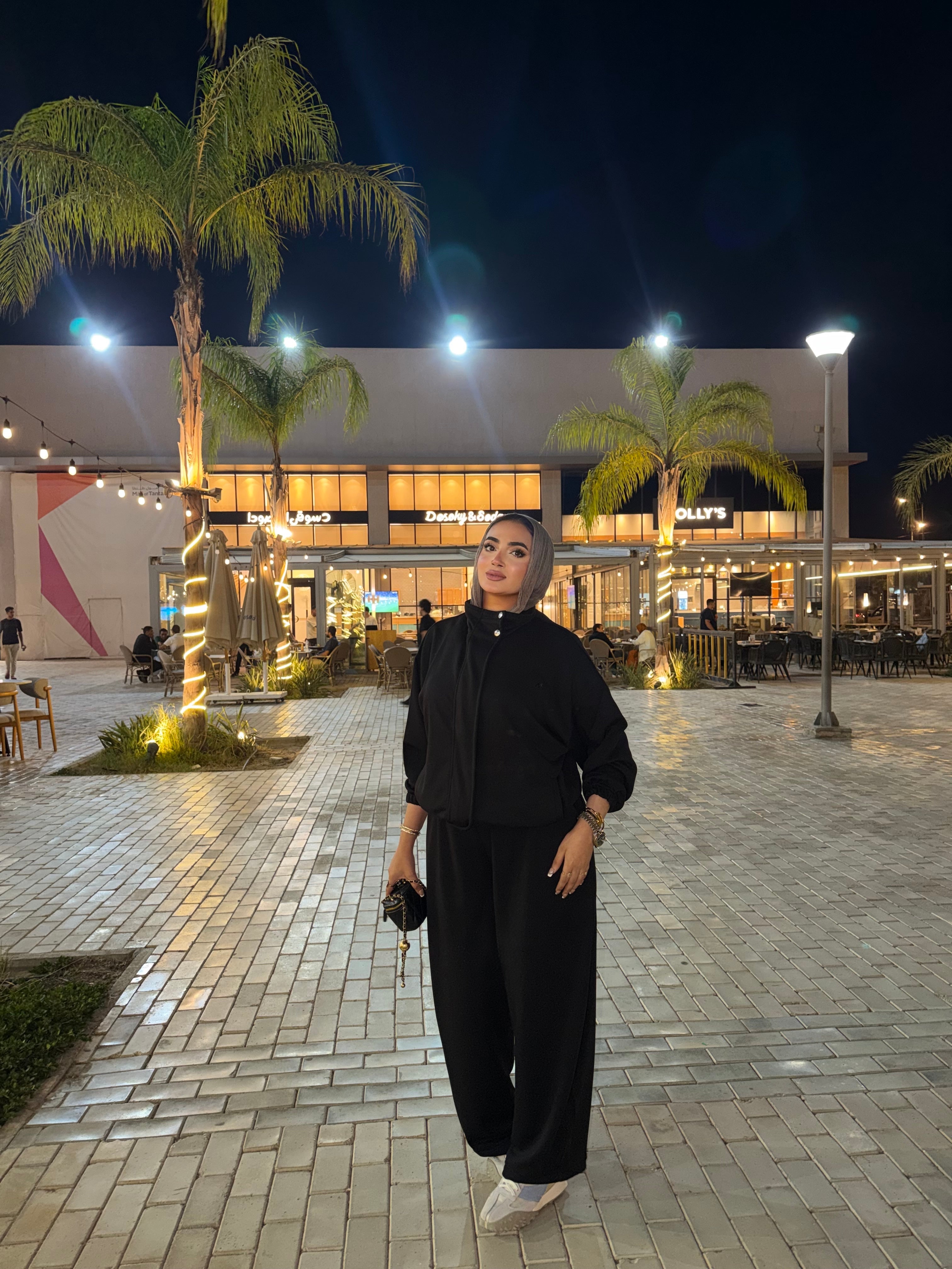Melton Oversized set Black
