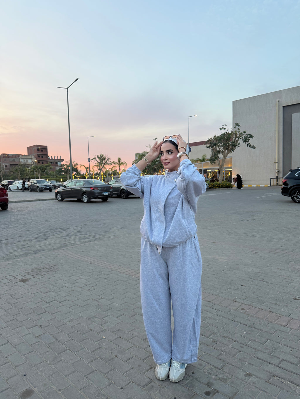 Melton Oversized Set Gray