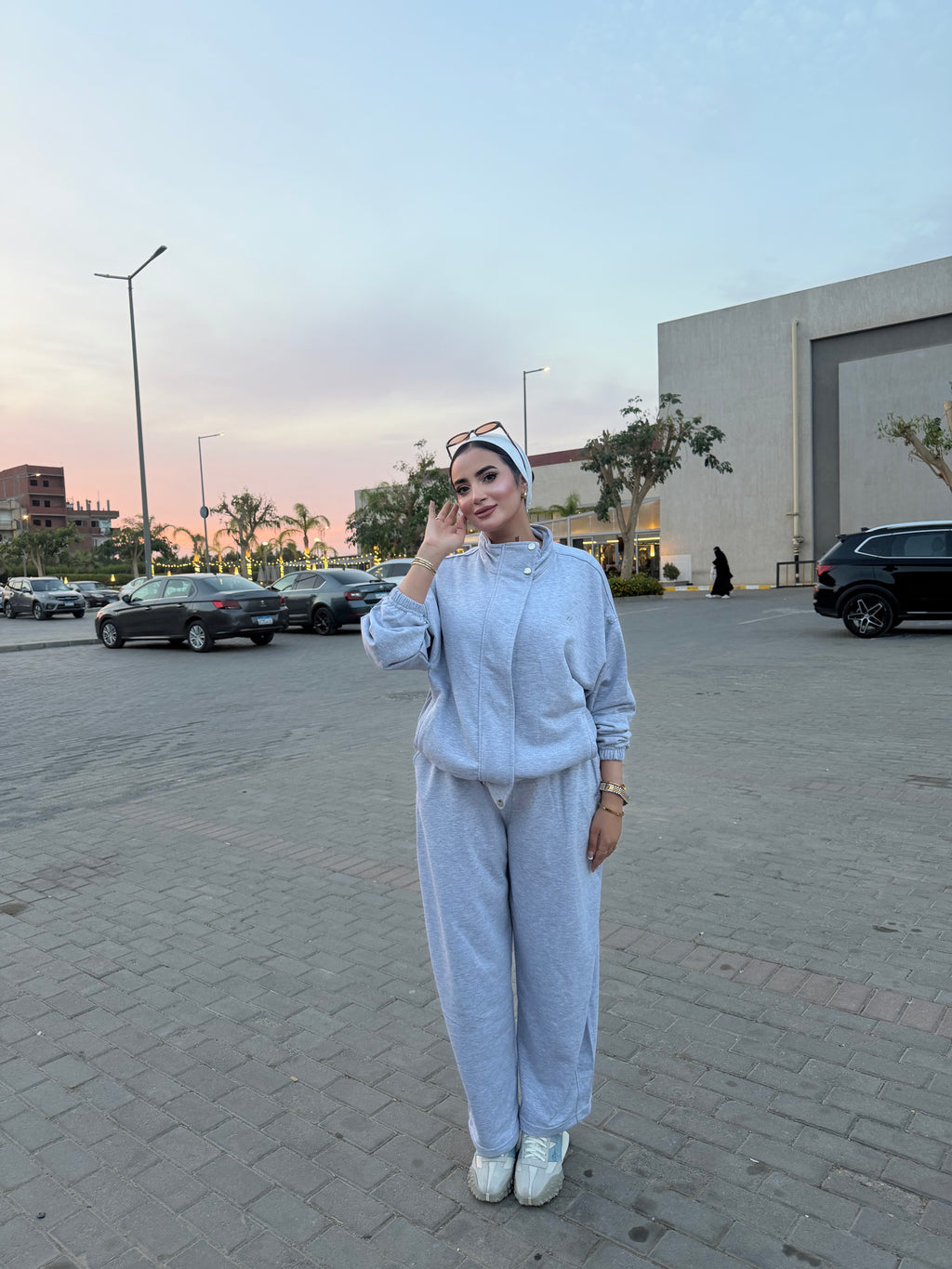 Melton Oversized Set Gray