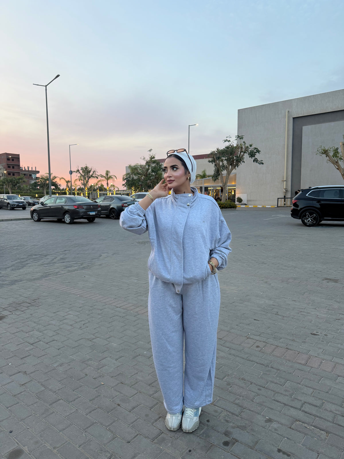 Melton Oversized Set Gray
