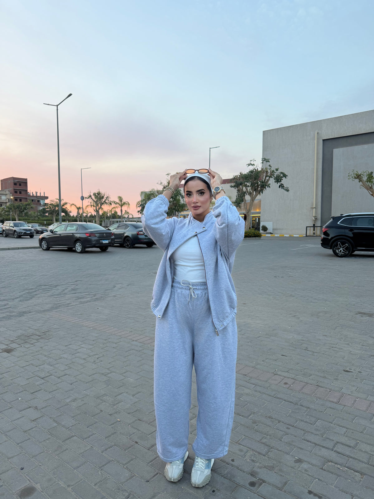 Melton Oversized Set Gray