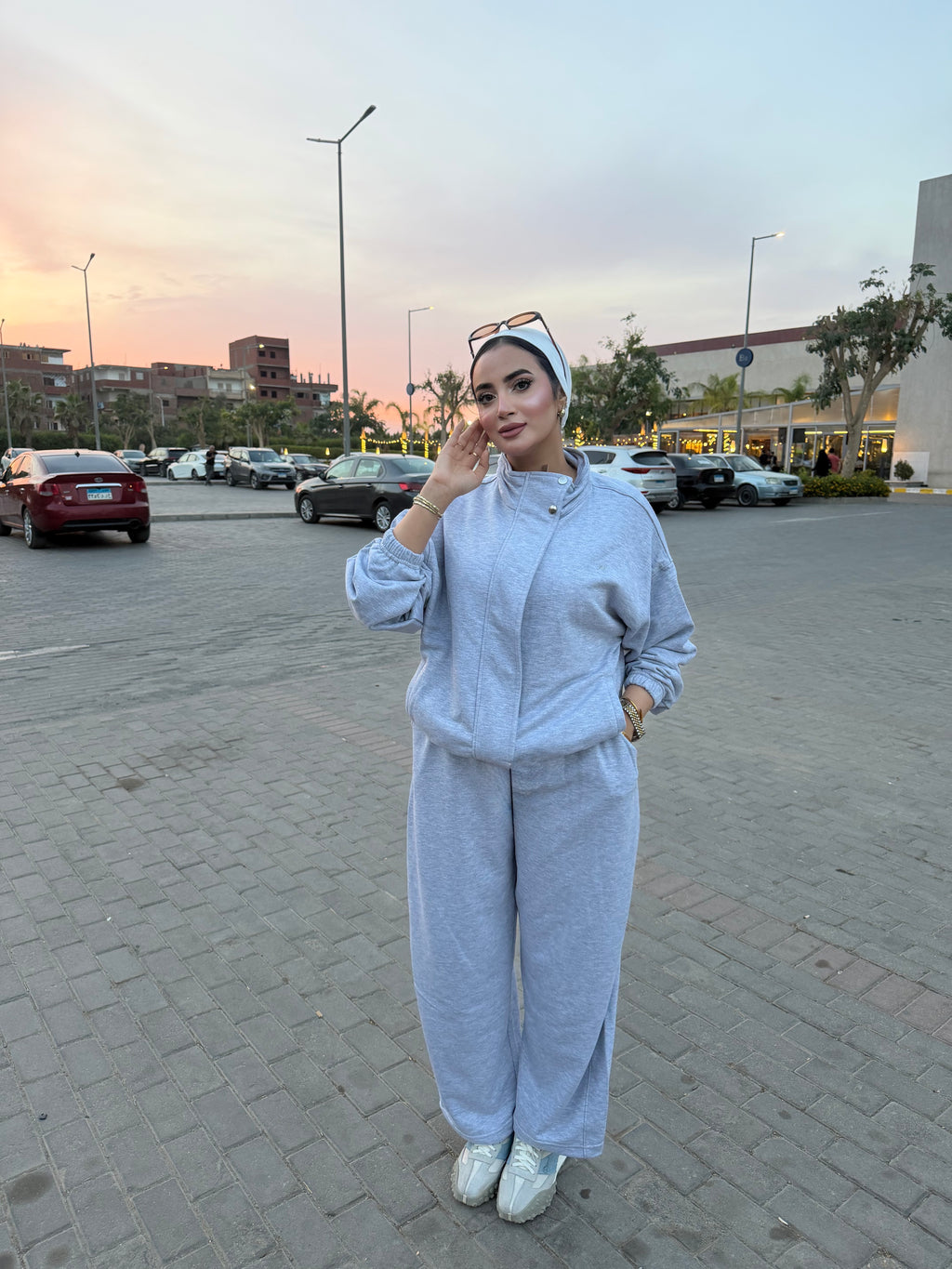 Melton Oversized Set Gray